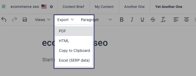 Export dropdown Export dropdown